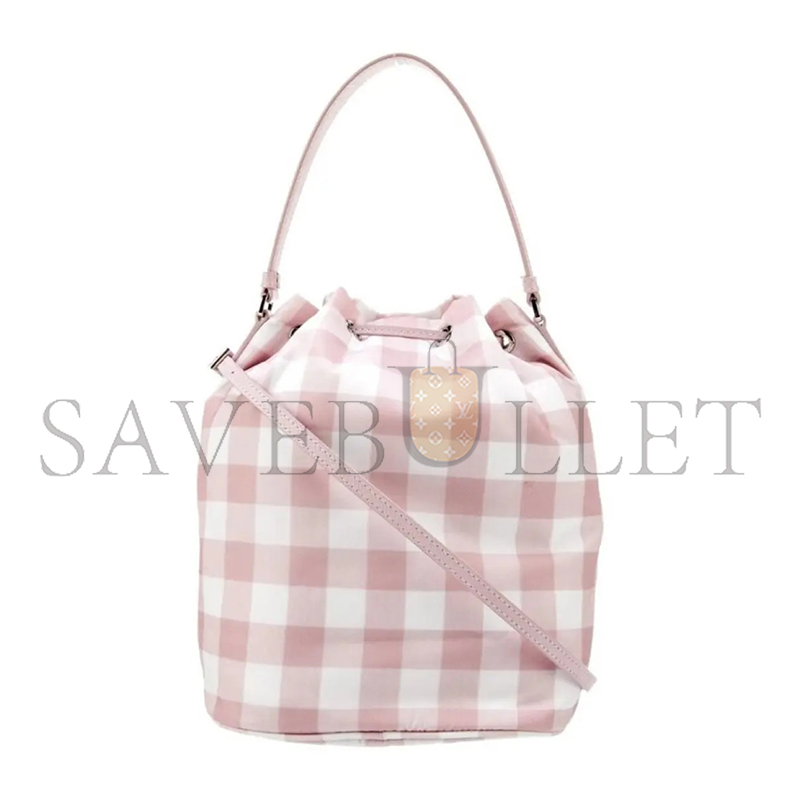 PRADA MICROFIBER BUCKET BAG 1BH038 (22.5*17.5*12cm)